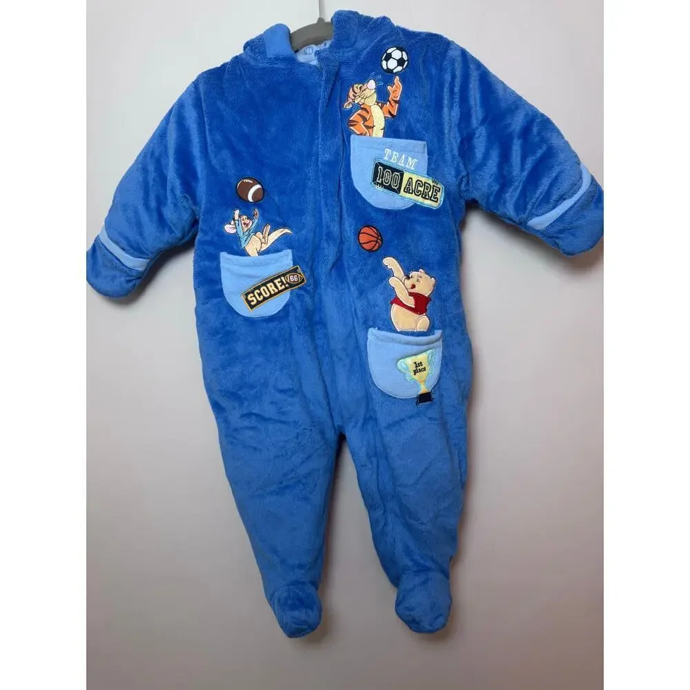 Disney Winnie the Pooh vintage baby bunting size 6-9 months